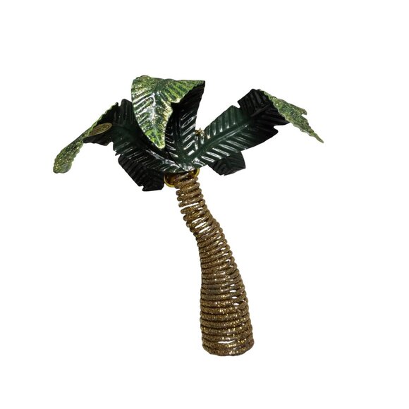 Pier 1 Glittery Palm Tree Christmas Ornament Spring - Picture 2 of 4